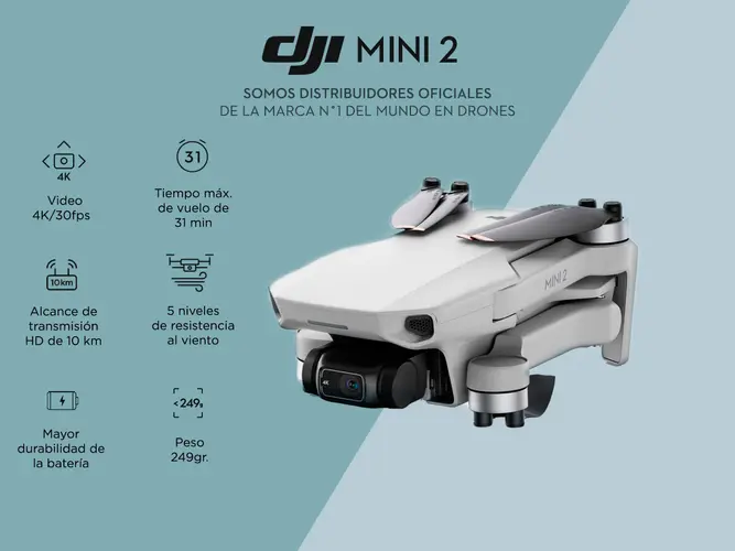 Drone DJI Mini 3 Pro con control remoto DJI RC - Foto del Recuerdo