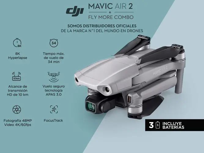 DJI Air 2 Fly More Combo - Todo Drones